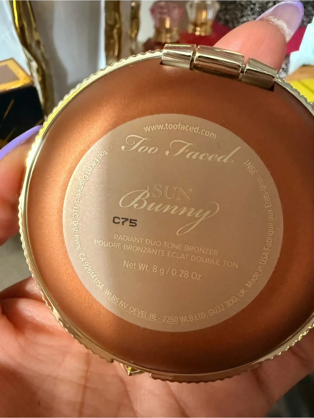 Too Faced Sun Bunny Bronzer Palette in California Glow